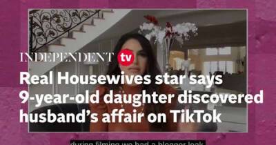 Real Housewives star shares how 9-year-old discovered husband’s affair - www.msn.com