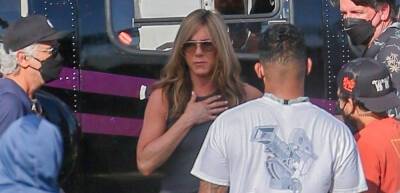 Jennifer Aniston Seems to Share Heartfelt Moment with the Crew of 'Murder Mystery 2' - www.justjared.com - Hawaii - city Sandler
