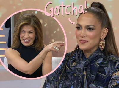 SAVAGE! Jennifer Lopez Claps Back About Hoda Kotb's Breakup After Ben Affleck Question! - perezhilton.com - county Guthrie