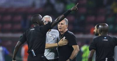 Former Manchester United assistant rages after being sent off in AFCON semi-final vs Cameroon - www.manchestereveningnews.co.uk - Senegal - Manchester - Portugal - Egypt - Gambia - Cameroon