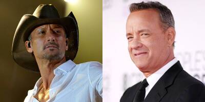 Tim McGraw Reveals How He Got Tom Hanks to Do a Cameo in '1883' - www.justjared.com - George