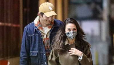 Ashton Kutcher & Mila Kunis Look So Cute Together in New Photos from Their Dinner Date - www.justjared.com