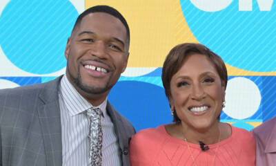 Robin Roberts sparks reaction with candid BTS video of Michael Strahan - hellomagazine.com