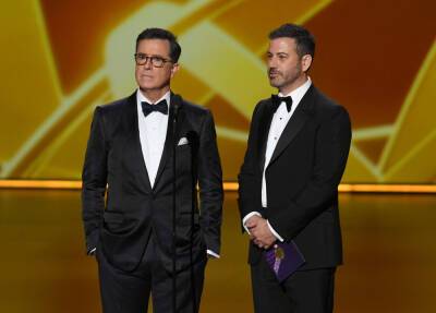 Stephen Colbert, Jimmy Kimmel Take Swipe At Rudy Giuliani’s Controversial ‘Masked Singer’ Appearance - etcanada.com - Britain