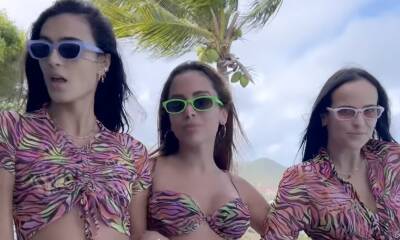 Anitta and ‘sisters’ wear matching outfits in birthday video for BFF Isabela Rangel Grutman - us.hola.com - Brazil