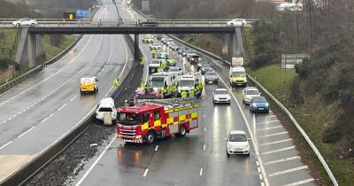 Horror crash on M80 closes motorway amid reports of 'trauma teams' at scene - www.dailyrecord.co.uk - Scotland