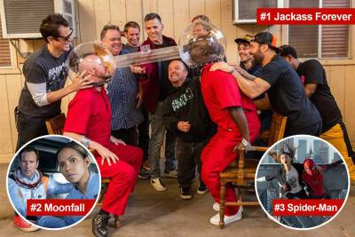 ‘Jackass Forever’ and ‘Moonfall’ lead box office on Friday night - nypost.com
