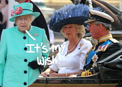 Elizabeth Queenelizabeth - Charles Princecharles - Camilla Parker-Bowles - Queen Elizabeth Wants Camilla Parker Bowles To Be ‘Queen Consort’ When Prince Charles Becomes King! - perezhilton.com