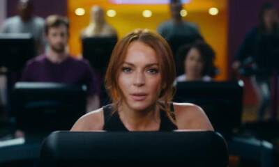 Watch Lindsay Lohan swap drama for fitness in new Superbowl ad - us.hola.com