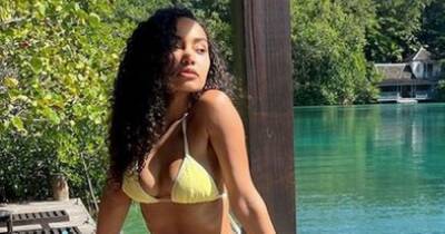 Leigh-Anne Pinnock and fiancé Andre Gray cuddle adorable twins in sweet holiday family snaps - www.ok.co.uk - Jamaica