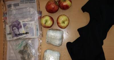 Teenager lurking outside prison caught with two parcels 'thought to contain phones and drugs' ... and a handful of apples - www.manchestereveningnews.co.uk - Manchester