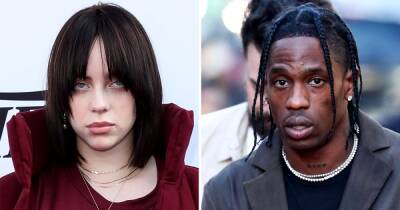 Billie Eilish Seemingly Shades Travis Scott After Stopping Her Concert to Help a Fan: ‘Wait for People to Be OK’ - www.usmagazine.com - Texas - Atlanta - county Harris - Houston