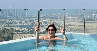 Scarlett Moffatt praised for 'real' holiday snaps as she proudly ‘embraces boob gap’ - www.ok.co.uk - Dubai