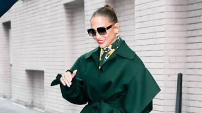 J.Lo Is Making Statement Coats a Thing Again - www.glamour.com - New York - city Milan - Greece - city Emerald