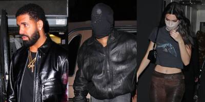 Kanye West, Drake & Kendall Jenner Attend Party at The Nice Guy in L.A. - www.justjared.com