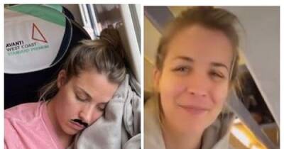 Gemma Atkinson 'brutally' altered with a moustache as she heads to the Brits - www.manchestereveningnews.co.uk