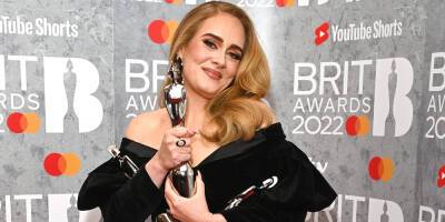 Adele Dedicates BRIT Artist of the Year Award to Son Angelo & Ex-Husband Simon Konecki - www.justjared.com