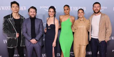 Gina Rodriguez - Mandy Moore - Scott Eastwood - Manny Jacinto - Jenny Slate & Charlie Day Join Many Of Their Co-Stars At 'I Want You Back' Premiere - justjared.com - Los Angeles - county Ellis