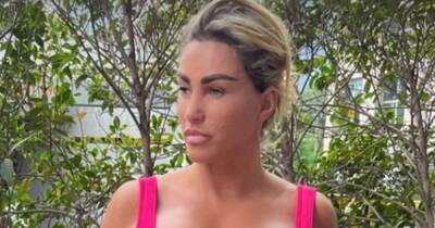 Katie Price flaunts toned midriff in gym set in Thailand weeks after latest surgery - www.ok.co.uk - Thailand