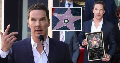 Benedict Cumberbatch calls for action in Ukraine in Hollywood Walk Of Fame speech - www.msn.com - Ukraine - Russia