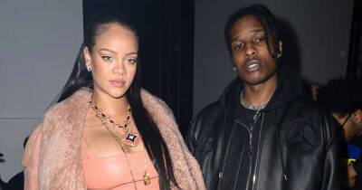 Pregnant Rihanna shows off her baby bump as she joins A$AP Rocky at Paris fashion show - www.msn.com - Ukraine