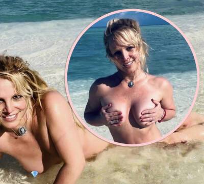 Britney Spears Poses Totally Naked For Sexy AF Beach Photos!! - perezhilton.com