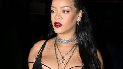 Rihanna Shows Off Her Baby Bump in Dior Lingerie - www.glamour.com