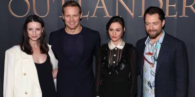 Caitriona Balfe Reunites With Sam Heughan at 'Outlander' Season Six Premiere in LA - www.justjared.com - Ukraine