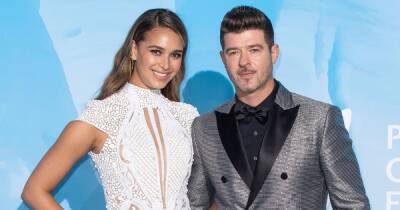 Robin Thicke and April Love Geary: A Timeline of Their Relationship - www.usmagazine.com - France