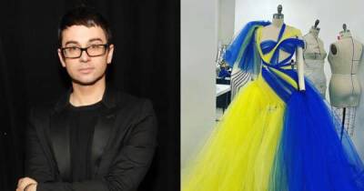 Christian Siriano - Ryan Coogler - Sam Jay - Walker Scobell - Christian Siriano is auctioning off blue-and-yellow gown to support Ukraine - msn.com - USA - California - Ukraine - Russia - county Christian - county Henry