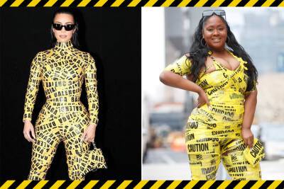 Kim Kardashian - Paris Fashion Week - I wore Kim Kardashian’s caution tape dress and survived the catcalls - nypost.com