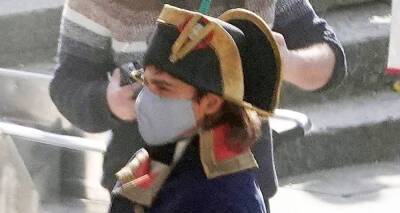 Joaquin Phoenix Gets Into Character as French Emperor Napoleon to Film New Movie 'Kitbag' - www.justjared.com - France - London