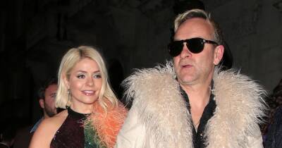 Holly Willoughby stuns in sequins for '70's party with husband after ITV chaos - www.ok.co.uk
