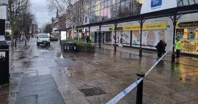 BREAKING: Town centre taped off and man rushed to hospital after stabbing - www.manchestereveningnews.co.uk - Manchester - city Bury