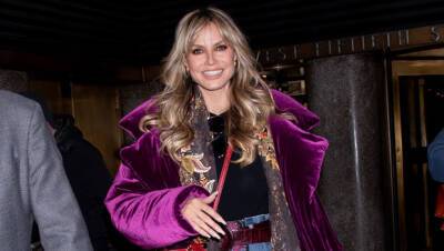 Heidi Klum Is Glam In A Purple Velvet Jacket On NY Outing With Tom Kaulitz — Photos - hollywoodlife.com