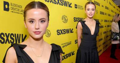 Kate Beckinsale - Pippa Middleton - Frankie Bridge - Michael Sheen - Lily Sheen - Lily Sheen, 22, stuns in a plunging black gown in Texas - msn.com - Texas