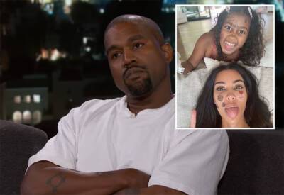 Kim Kardashian - Kourtney Kardashian - Tristan Thompson - Penelope Disick - Jesus Walks - Tiktok - Kanye West Tells Kim Kardashian To ‘Stop Antagonizing’ Him With North’s TikTok Videos - perezhilton.com - Miami
