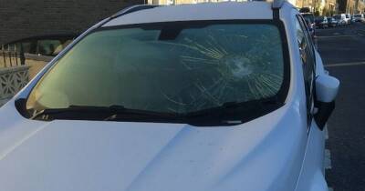 "They're just d****": Anger after yobs smash 10 car windscreens on same street - www.manchestereveningnews.co.uk