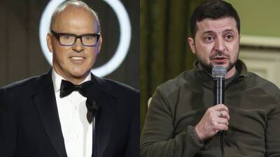 Michael Keaton praises ‘fellow actor President Zelenskyy' at Critics Choice Awards: ‘Keep up the fight’ - www.foxnews.com - Ukraine - county Harper