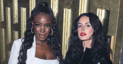 Love Island's Kaz Kamwi poses with Amber Davies at her cabaret show - www.ok.co.uk - London