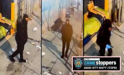 Masked Serial Killer Caught On Camera Sneaking Up On People As They Sleep - perezhilton.com - New York - Washington - Washington