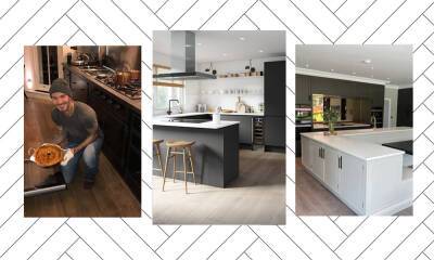 How to create a chic monochrome kitchen like Frankie Bridge and the Beckhams - hellomagazine.com