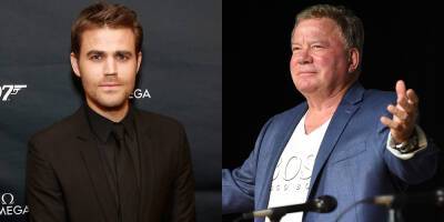 Paul Wesley Says It's More 'Than Coincidence' That He Sat Next To William Shatner During A Recent Flight After James Kirk Casting - www.justjared.com