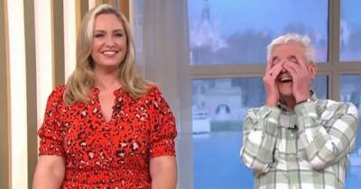 Phillip Schofield cries laughing at Josie Gibson's bloopers on This Morning after she has 'too many vodkas' - www.manchestereveningnews.co.uk - county Miller