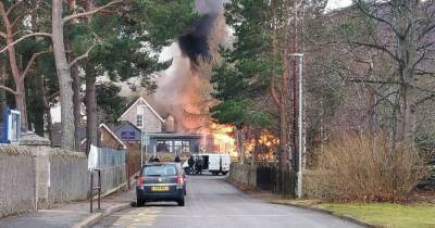 'Explosion' at Braemar Lodge Hotel as huge flames engulf building - www.dailyrecord.co.uk - Scotland