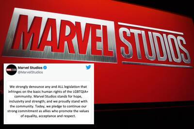 Marvel denounces ‘ALL’ anti-LGBTQ laws: ‘We proudly stand with the community’ - nypost.com - Florida