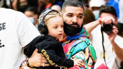 Drake Son Adonis, 4, Twin With Matching Braids In Cute Photo - hollywoodlife.com - France