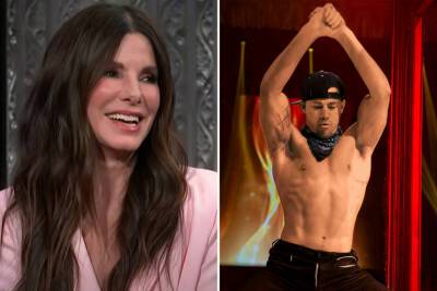 Sandra Bullock came ‘face to face down there’ with ‘stupid naked’ Channing Tatum - nypost.com - Virginia - city Lost - county Bullock