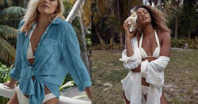 This Airy Button-Down Top Is So Much More Than a Beach Cover-Up - www.usmagazine.com