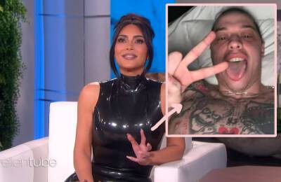 Kim Kardashian Reveals Pete Davidson Has THREE Tattoos Of Her Already -- And Got Her Name BRANDED On His Chest! - perezhilton.com